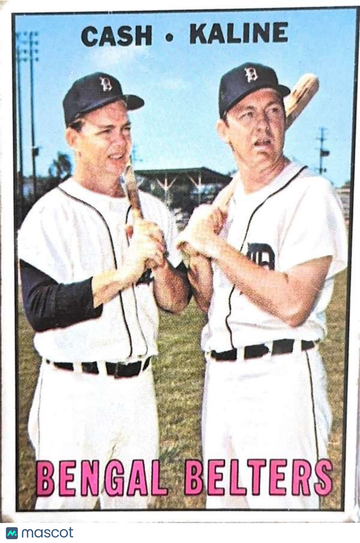 1967 Topps Bengal Belters (Norm Cash / Al Kaline) CPC #216