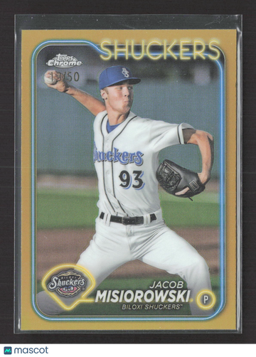 2024 Topps Pro Debut Jacob Misiorowski #PDC-171 Gold Refractor Rookie Topps