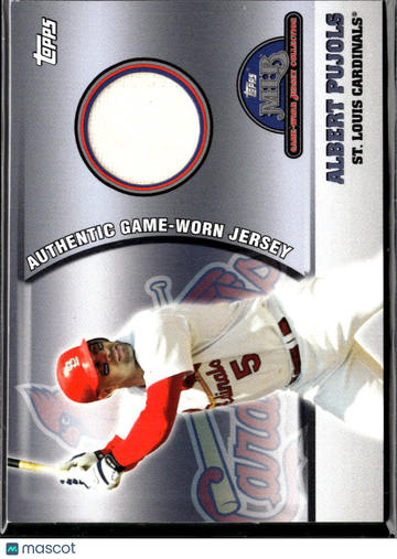 Albert Pujols 2005 Topps Opening Day Baseball Authentic Game-Worn Jersey St. Louis Cardinals