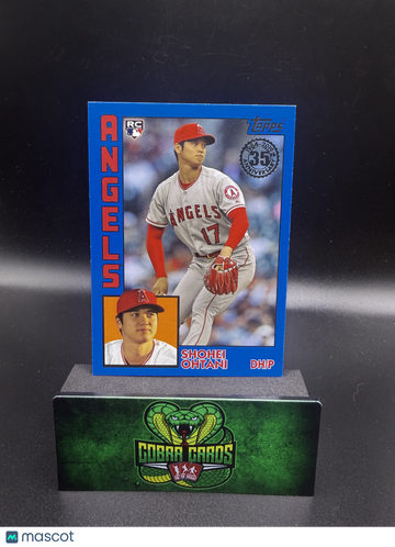 2019 Topps Series 2 1984 Topps 35th Anniversary Shohei Ohtani #84-25 Blue RC