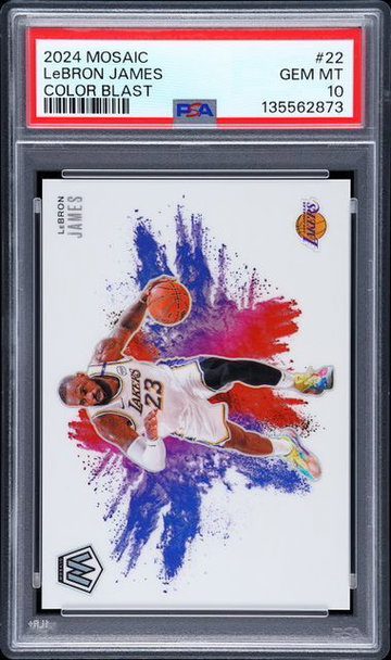 2024 Mosaic | LeBron James | Color Blast | #22 | PSA 10