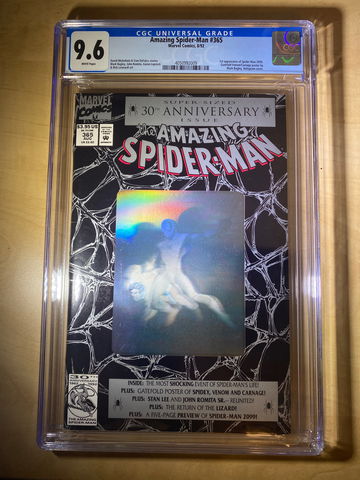Amazing Spider-Man #365 9.6 CGC August 1992 Marvel Comics
