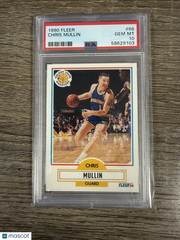 1990 Fleer Chris Mullin #66 PSA 10
