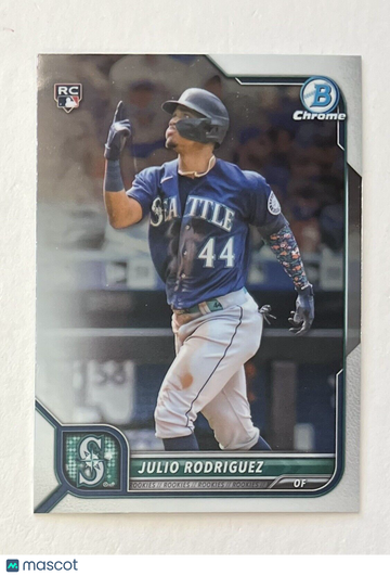 2022 Bowman Chrome Julio Rodriguez #48 Chrome Rookie
