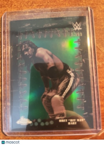 2025 Topps Chrome WWE Bret "Hit Man" Hart Chrome