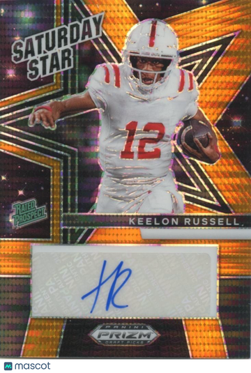 2025 Panini Prizm Draft Picks Keelon Russell Prizm Rookie Panini Authentic