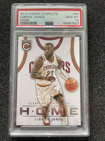 2015 Panini Complete LeBron James #35 PSA 10 GEM MINT