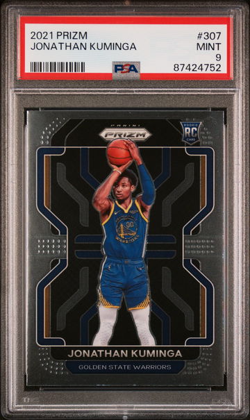 2021 PANINI JONATHAN KUMINGA PRIZM #307 PSA 9