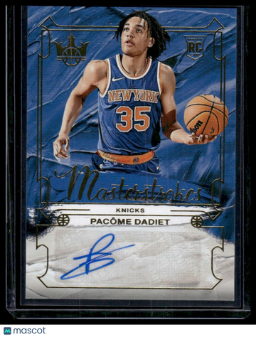 2024-25 Panini Court Kings Pacome Dadiet #MS-DAD Masterstrokes SN,AU