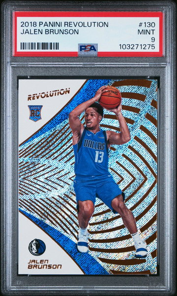 2018 Panini Revolution Jalen Brunson #130 PSA 9