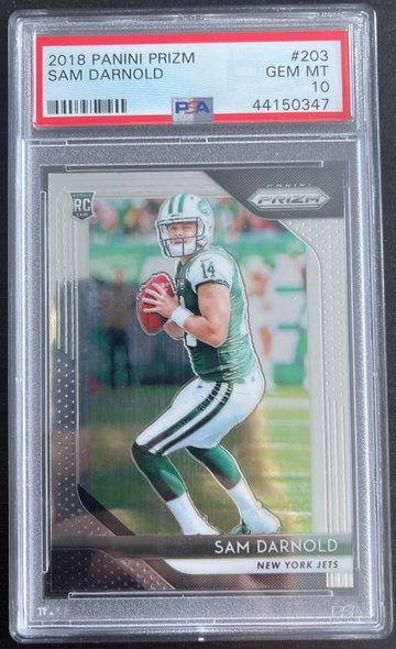 2019 Panini Prizm Sam Darnold PSA 10