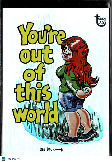 2013 Topps 75th Anniversary Monster Greeting Cards R. Crumb 75th Anniversary #32