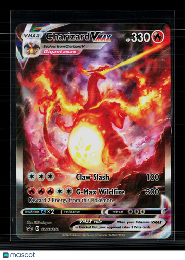 2022 Sword & Shield Promos Charizard VMAX Etched Black Star Promo #SWSH261