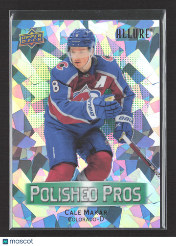 2024 Upper Deck Allure Polished Pros Cale Makar #PP-1 Green 051/249