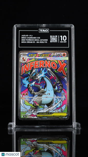 Pokémon MEGA Japanese メガリザードンX Mega Charizard X ex TAG 10 #223/193