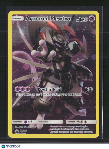 2019 SM Promos Armored Mewtwo Holo Black Star Promo FA #SM228