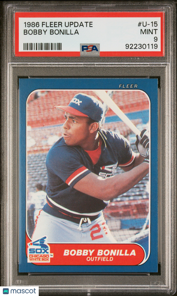 1986 Fleer Update Bobby Bonilla #U-15 PSA 9