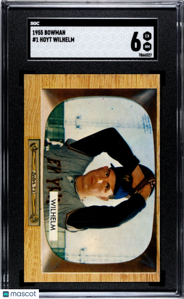 1955 Bowman Hoyt Wilhelm #1 SGC 6