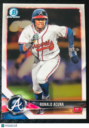 2018 Bowman Chrome Prospect RONALD ACUNA JR. #BCP-1 ATLANTA BRAVES