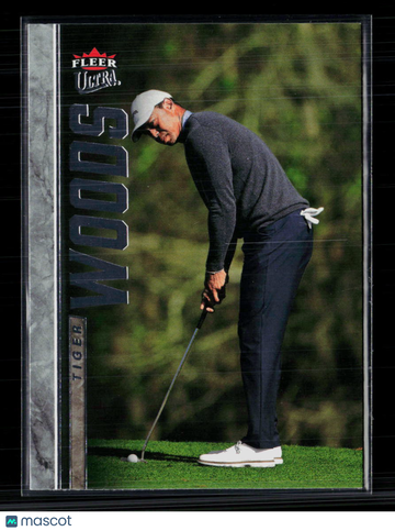 2026 Fleer Ultra Golf Tiger Woods #35 Silver