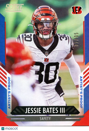 Jessie Bates III 2021 Score Cincinnati Bengals