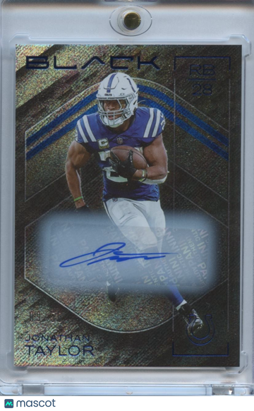 2025 Panini Black Jonathan Taylor Panini Authentic