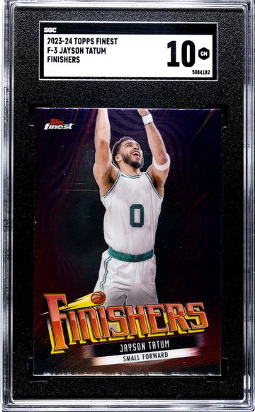 2023-24 Topps Finest Finishers Jayson Tatum #F-3 SGC 10