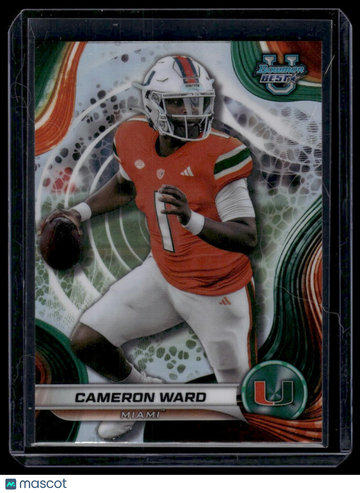 2024 Bowman University Best Cameron Ward #8 Refractor