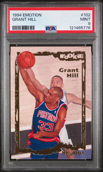 1994 E-Motion Grant Hill #102 PSA 9