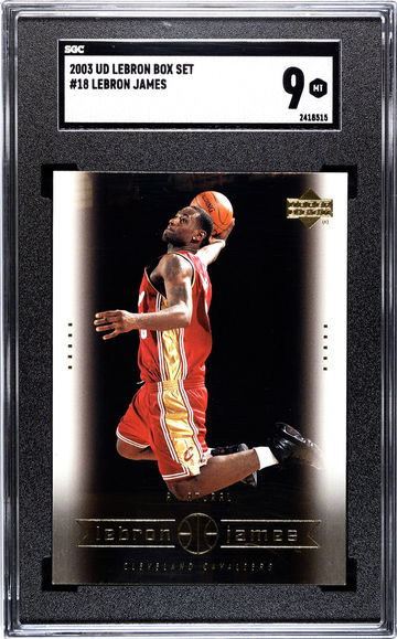 2003 Upper Deck Lebron Box Set #18 Lebron James1999-00 Fleer Ultra #50G Kobe Bryant Gold Medallion Die-Cut