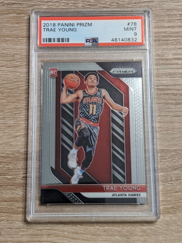 Trae Young 2018 Prizm #78 PSA 9