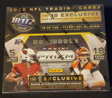 2020 PANINI PRIZM NO HUDDLE FOOTBALL HOBBY BOX