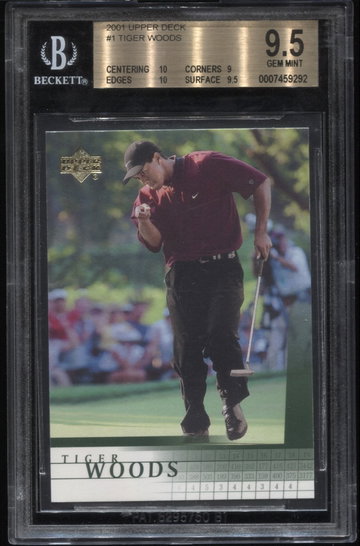 Tiger Woods BGS 9.5