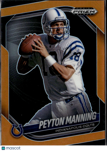 Peyton Manning 2026 Panini Prizm Black Gold /49 Indianapolis Colts