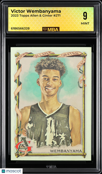 2023 Topps Allen & Ginter Victor Wembanyama #271 MBA 9