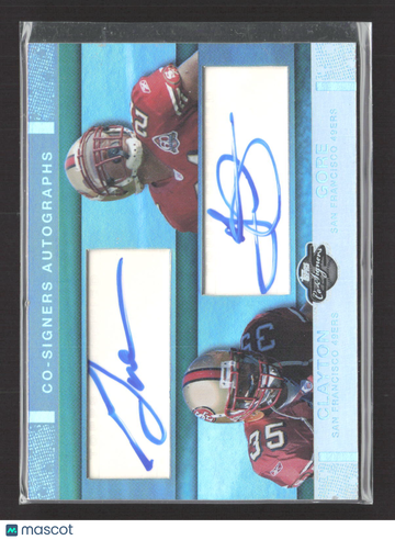 2007 Topps Co-Signers Frank Gore Thomas Clayton #CSA-GC /10