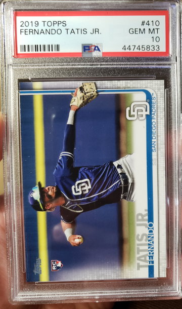 2019 Topps Fernando Tatis Jr RC PSA 10