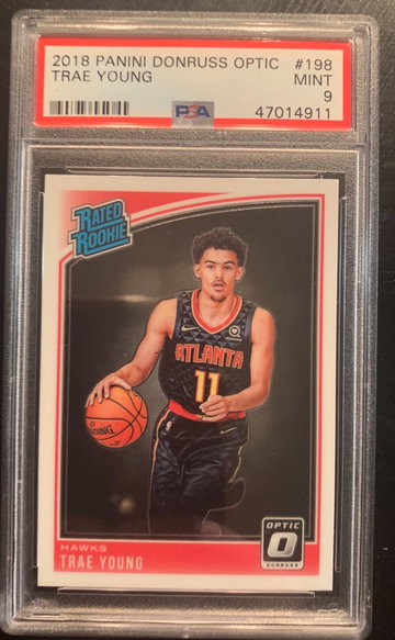 2018 Donruss Optic Trae Young PSA 9