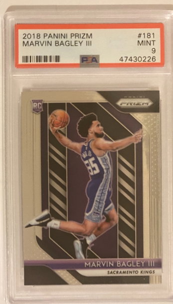 2017-2018 Panini Prizm MARVIN BAGLEY Jr. RC! PSA 9!