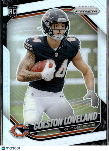 Colston Loveland 2025 Panini Prizm RC Chicago Bears