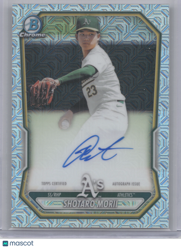 2026 Bowman Chrome Mega Autograph Shotaro Morii #BMA-SM Mojo Refractor