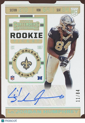 2019 Lil'Jordan Humphrey Panini Authentic