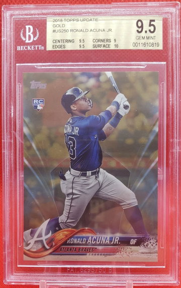 Ronald Acuna Topps Chrome GOLD