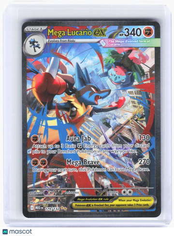 Mega Evolution Mega Lucario ex Holo Special Illustration Rare #179/132