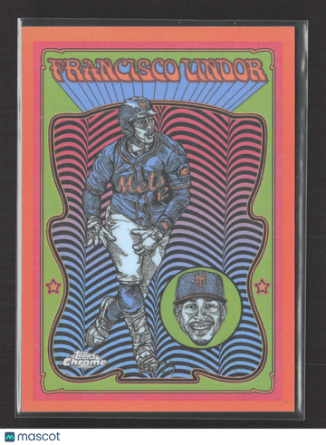 2025 Topps Chrome Ultra Violet All-Stars Francisco Lindor #UV-8
