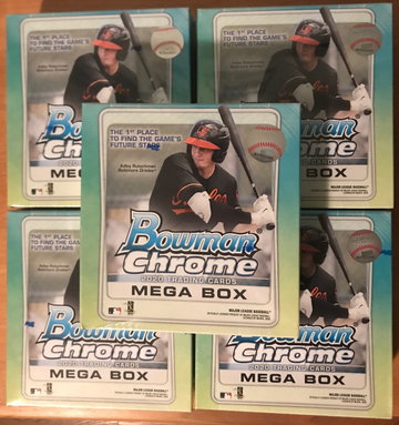 Bowman Chrome 2020 Mega Box x5