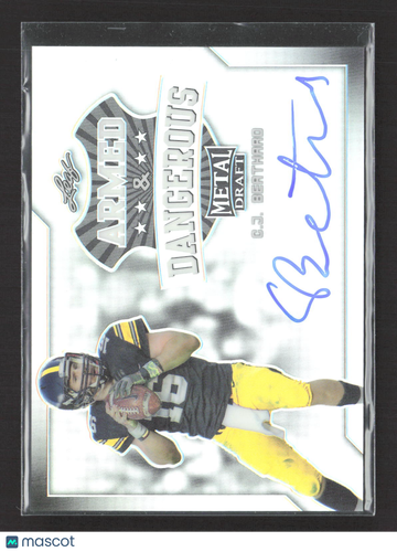 2017 Leaf Metal Draft Armed & Dangerous C.J. Beathard #AD-CJB Auto