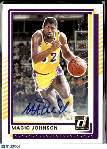 Magic Johnson 2025 Donruss Basketball Auto /25 Los Angeles Lakers