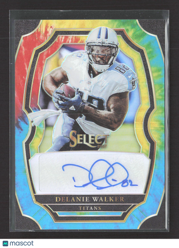 2018 Panini Select Prizm Delanie Walker #SP-DW Tie-Dye /10