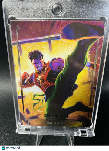 2024 SkyBox Marvel Masterpieces Purple Foil Manuel Grego Shang-Chi 26 0067/1999 Card